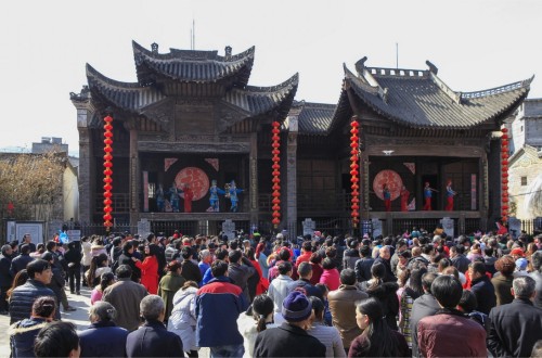 石祥民 古镇正月对台戏