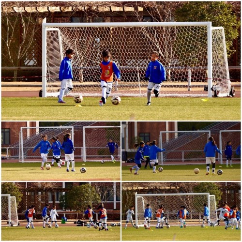 杨斌 快乐的足球课（组照）