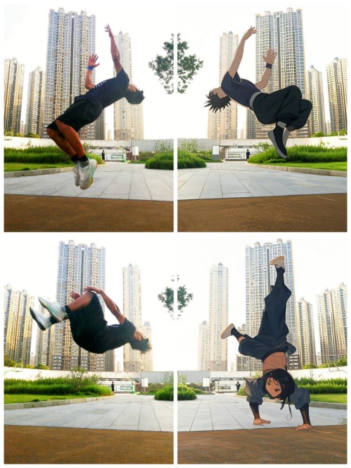 罗智勇 跑酷撞上动漫