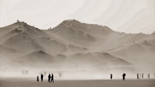 蔡晓金 沙海行影